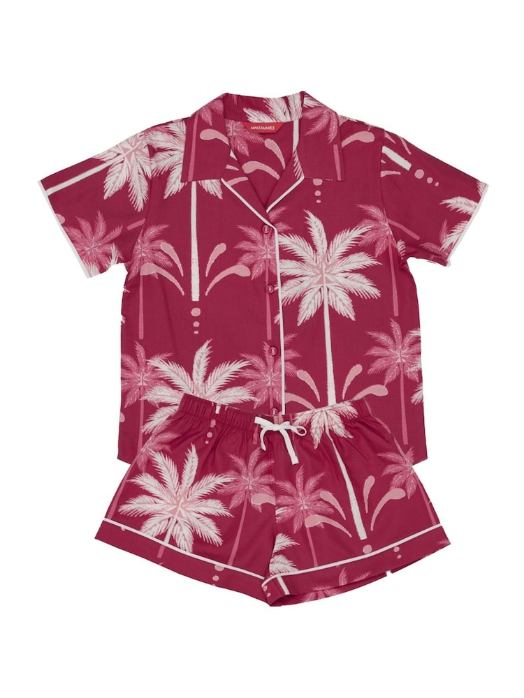 Cyberjammies Pink/White Minijammies Printed Shorts Set - Image 4 of 4 Cyberjammies Pink/White Minijammies Printed Shorts Set - Image 4 of 4