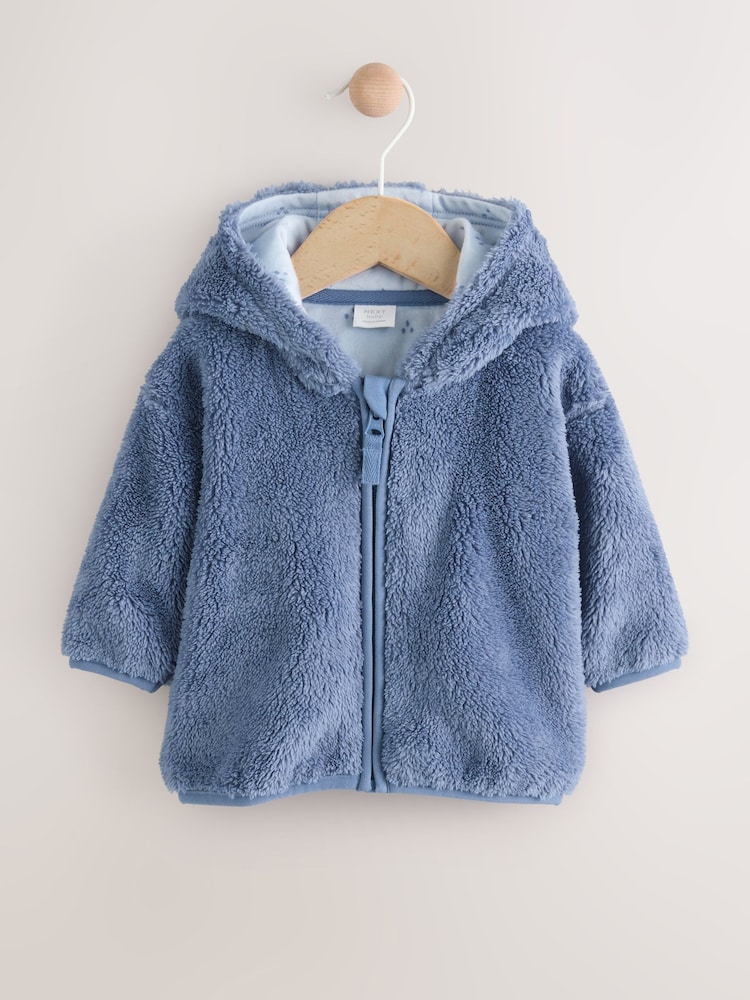 Marineblau - Baby Fleece Zip Through Jacket (0mths-2yrs) - Bild 1 von 6 Marineblau - Baby Fleece Zip Through Jacket (0mths-2yrs) - Bild 1 von 6