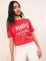 Friends Like These Red Crew Neck Slogan 100 Cotton Easy TShirt - Image 1 of 4