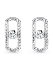 Beaverbrooks Sterling Silver Cubic Zirconia Stud Earrings - Image 2 of 4