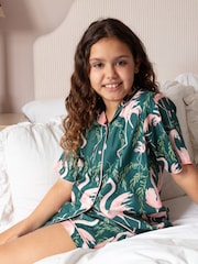 Cyberjammies Green Minijammies Printed Shorts Set - Image 3 of 4