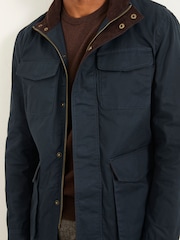 FatFace Filby Navy Four Pocket Jacket - Image 4 of 6