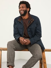 FatFace Filby Navy Four Pocket Jacket - Image 5 of 6