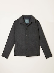 FatFace Hadston Dark Grey Wool Mix Jacket - Image 1 of 1
