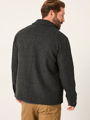 FatFace Hadston Dark Grey Wool Mix Jacket - Image 3 of 6