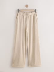 Cream Soft Feel Cord Wide Leg Trousers - Image 6 of 8