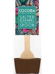 Cocoba Belgian Milk Hot Chocolate Bombes, Flakes & Sea Salt Caramel Spoons Gift Set - Image 6 of 7