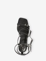 Black Forever Comfort® Multi Strap Sandals - Image 6 of 6