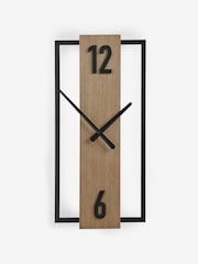 Natural Bronx Slimline Wall Clock - Image 4 of 5