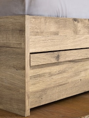 Light Oak Kids Oslo Bronx Storage Frame with Bed Drawers - Image 5 of 6