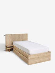 Light Oak Kids Oslo Bronx Storage Frame with Bed Drawers - Image 6 of 6