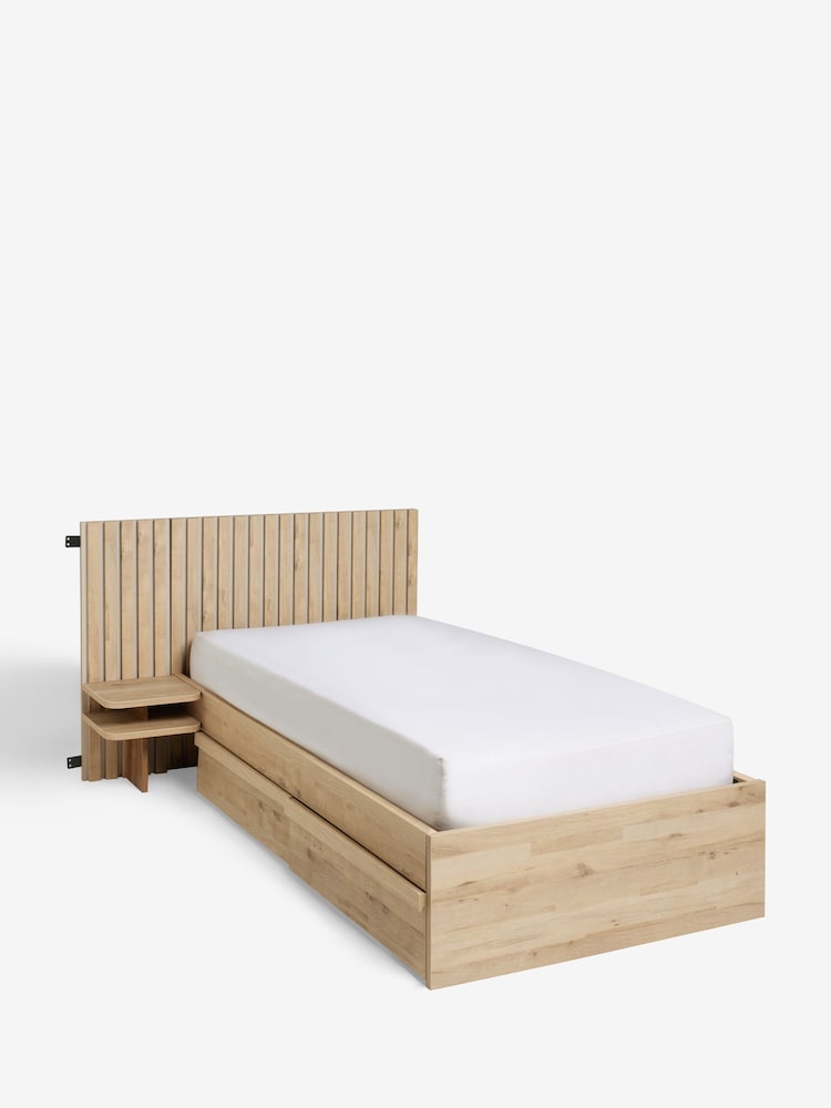 Light Oak Kids Oslo Bronx Storage Frame with Bed Drawers - Image 6 of 6