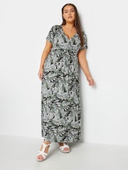 Green Wrap Maxi Dress - Image 1 of 4