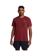 Under Armour Red Seamless Stride T-Shirt - Image 1 of 3