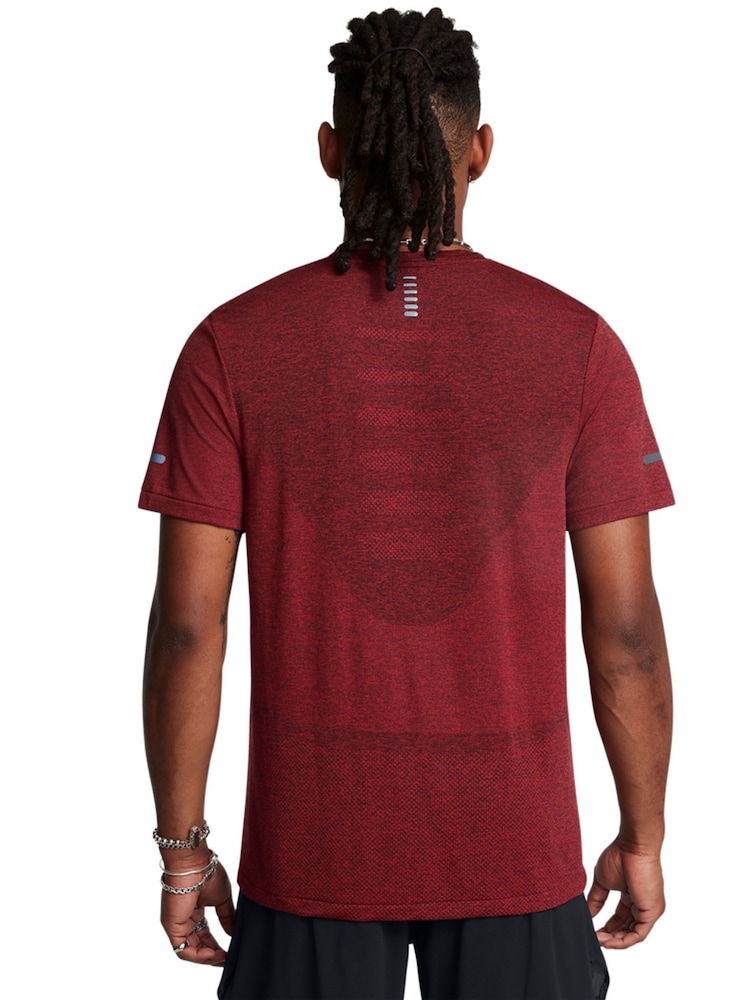 Under Armour Red Seamless Stride T-Shirt - Image 2 of 3