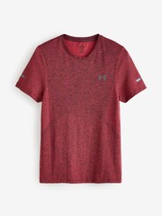 Under Armour Red Seamless Stride T-Shirt - Image 3 of 3
