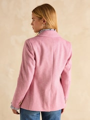 Joules Albury Pink Cotton Blazer - Image 2 of 9