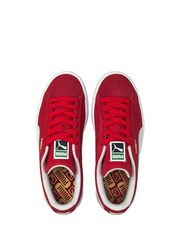Puma Red Suede Classic XXI Youth Trainers - Image 4 of 7