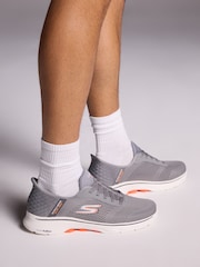 Gris - Zapatillas de deporte sin cordones Go Walk 7 de Skechers - Imagen 1 de 3