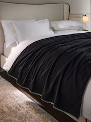 Collection Luxe Stitched Edged Throw With Cashmere - Изображение 1 из 7