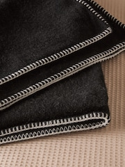 Collection Luxe Stitched Edged Throw With Cashmere - Изображение 5 из 7