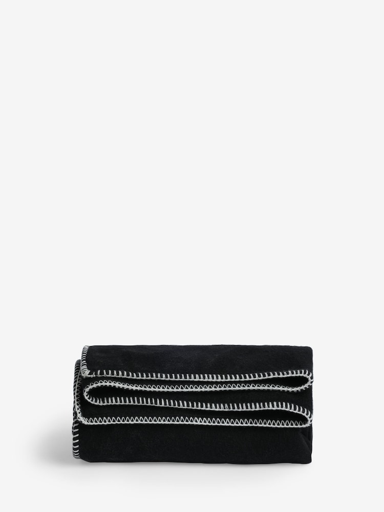 Collection Luxe Stitched Edged Throw With Cashmere - Изображение 7 из 7 Collection Luxe Stitched Edged Throw With Cashmere - Изображение 7 из 7