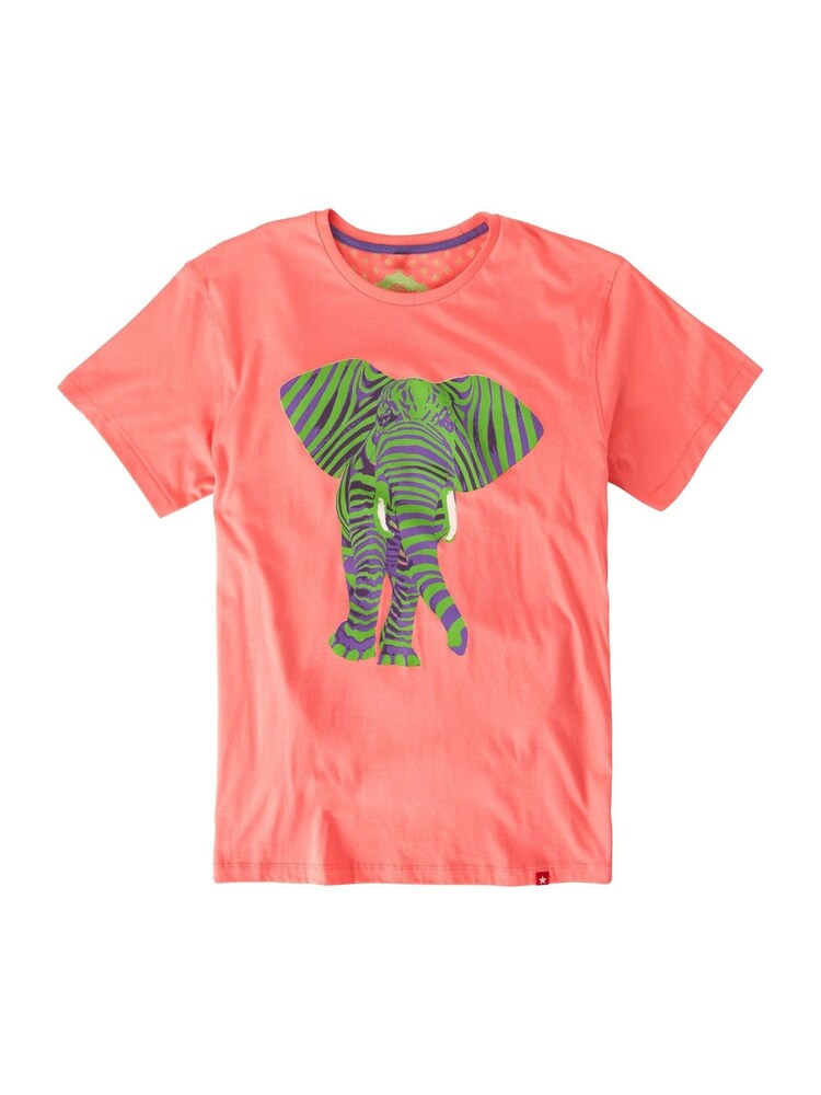 Joe Browns Pink Zebra Print Elephant Graphic T-Shirt - Image 5 of 5