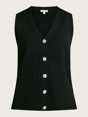 Monsoon Black Knit Bri Sweater Vest - Image 5 of 5
