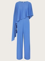 Monsoon Blue Delia Drape Jumpsuit - Image 5 of 5