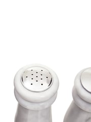 Interiors by Premier White Marble Salt and Pepper Set - Image 4 of 5