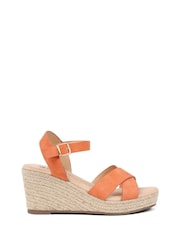 Pavers Orange Pavers Lightweight Platform Espadrilles - Image 1 of 5