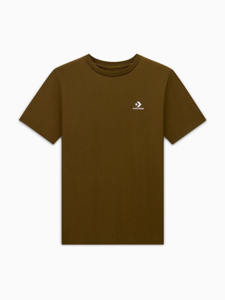 Converse Green Classic 100% Cotton T-Shirt - Image 1 of 3