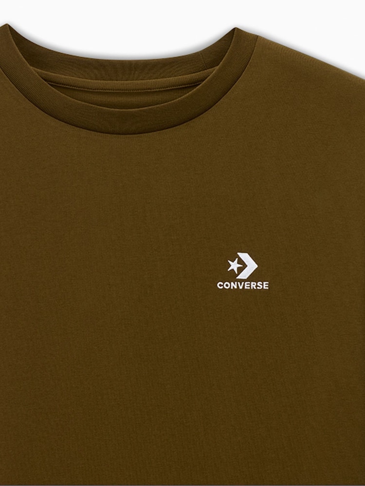 Converse Green Classic 100% Cotton T-Shirt - Image 3 of 3