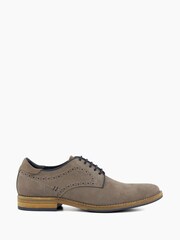 Gri - Mărime standard - Pantofi derby Dune London Bintom cu țevi - Imaginea 1 din 5