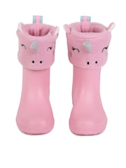 Totes Pink Childrens Bunny Welly Liner Socks - Image 4 of 5
