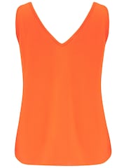 Pour Moi Orange Sophie Fuller Bust Stretch V-Neck Vest - Image 4 of 4