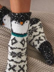 Penguin Christmas Cosy Socks In Box - Image 2 of 4