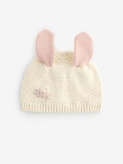 Ecru Bunny Baby Hat (0mths-2yrs) - Image 2 of 3