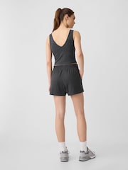 Gap Dark Grey Brushed Jersey Shorts - Image 2 of 5