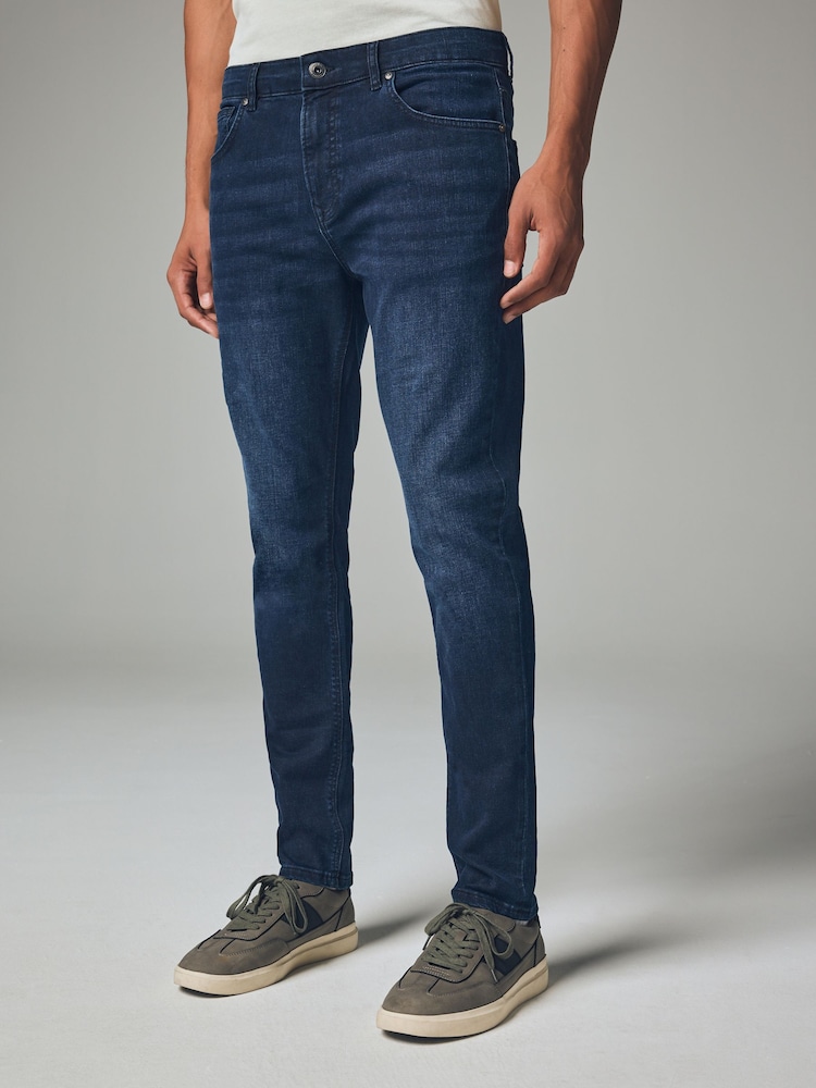 Blue Deep Skinny Fit Classic Stretch Jeans - Image 1 of 12