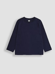 Blau, mit Baustellen-Motiv und Streifen - JoJo Maman Bébé Long Sleeve 2-Pack Tops - Bild 4 von 5