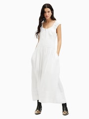 AllSaints White Eliza Maxi Dress - Image 1 of 6
