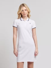 U.S. Polo Assn. White Womens Polo Dress - Image 1 of 8