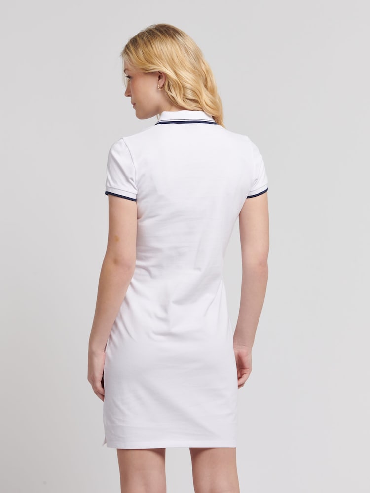 U.S. Polo Assn. White Womens Polo Dress - Image 3 of 8