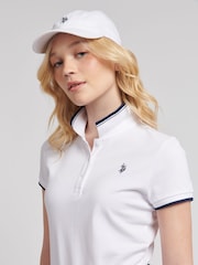 U.S. Polo Assn. White Womens Polo Dress - Image 4 of 8