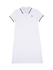 U.S. Polo Assn. White Womens Polo Dress - Image 6 of 8