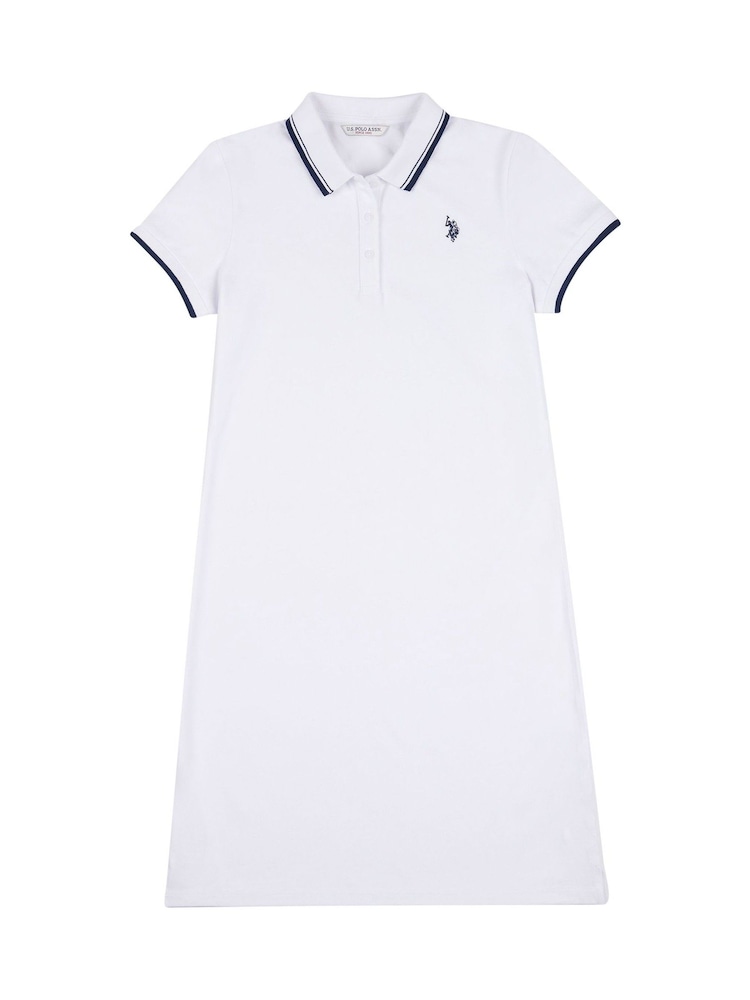 U.S. Polo Assn. White Womens Polo Dress - Image 6 of 8