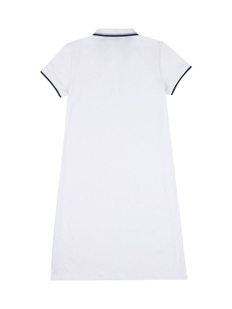 U.S. Polo Assn. White Womens Polo Dress - Image 7 of 8
