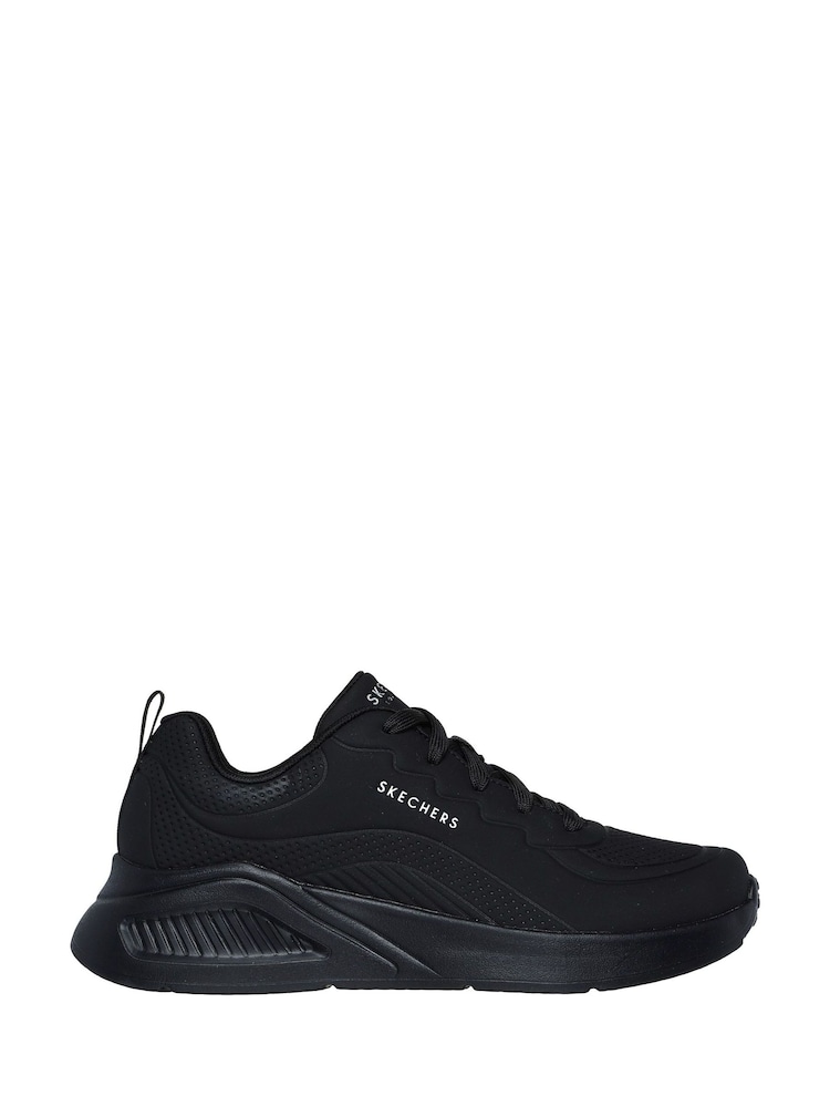 Skechers Black Uno Lite Lighter One Trainers - Image 2 of 4