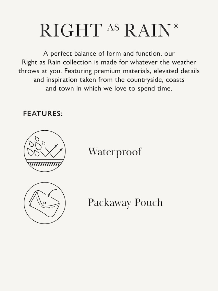 Grün - Joules Holt Waterproof Packable Raincoat with Hood - Bild 13 von 13 Grün - Joules Holt Waterproof Packable Raincoat with Hood - Bild 13 von 13